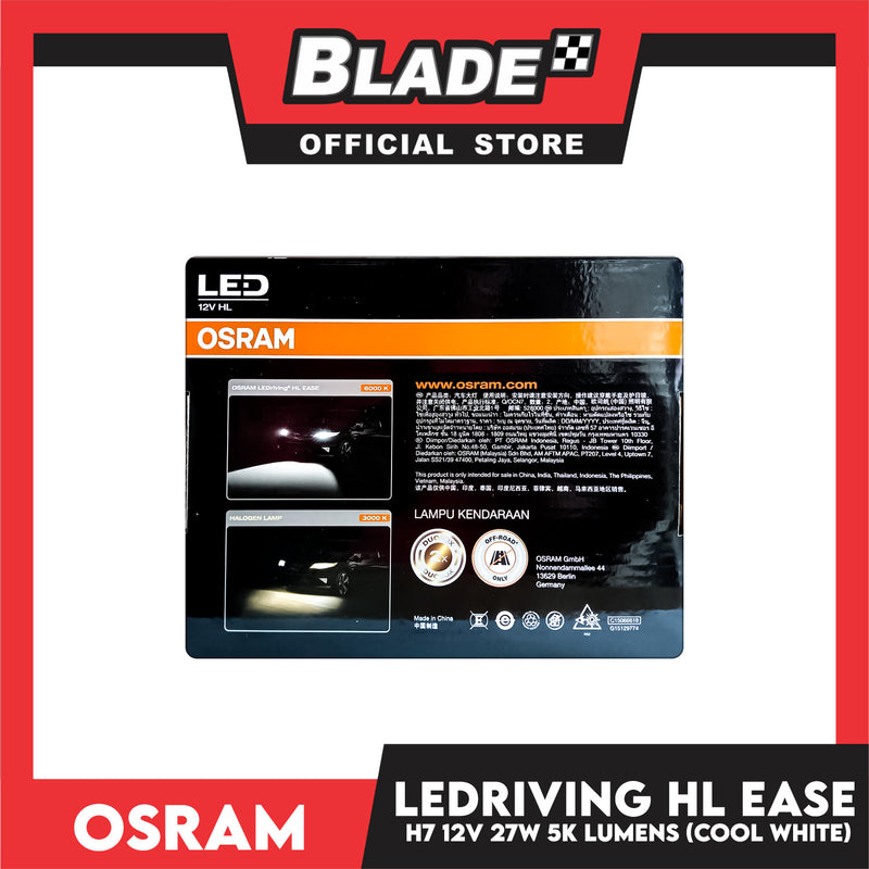 Osram LEDRIVING HL EASE 5000lm 12V 27W H7 F5210CW (Cool White)
