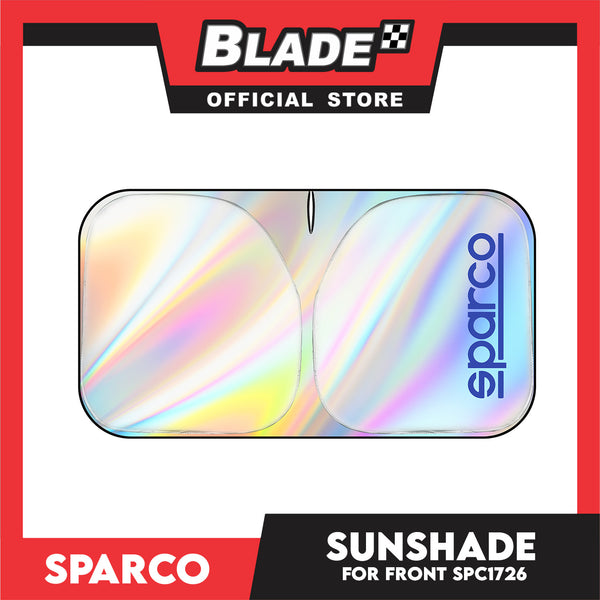 Sparco Front Sunshade – Aluminum Double-Layer Car Windshield Protector SPC1726  (145x75cm)
