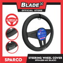 Sparco Steering Wheel Cover SPS142BK-MX 38cm Diameter (Black with Metal Silver)