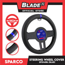 Sparco Steering Wheel Cover SPS142BL 38cm Diameter (Black with Blue)