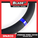 Sparco Steering Wheel Cover SPS142BL 38cm Diameter (Black with Blue)