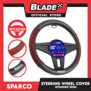 Sparco Steering Wheel Cover SPS150RD 37-39cm Diameter (Black/Red)