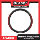 Sparco Steering Wheel Cover SPS150RD 37-39cm Diameter (Black/Red)