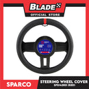 Sparco Steering Wheel Cover SPS142RD 38cm Diameter (Black with Red)