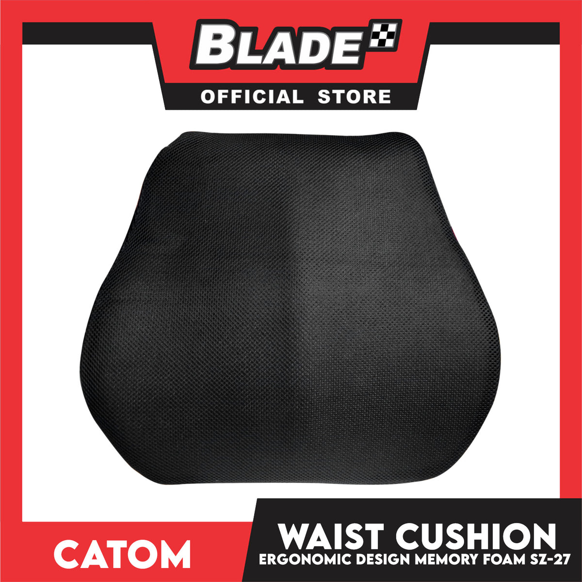 Catom Premium Memory Foam Car Waist Cushion SZ-27