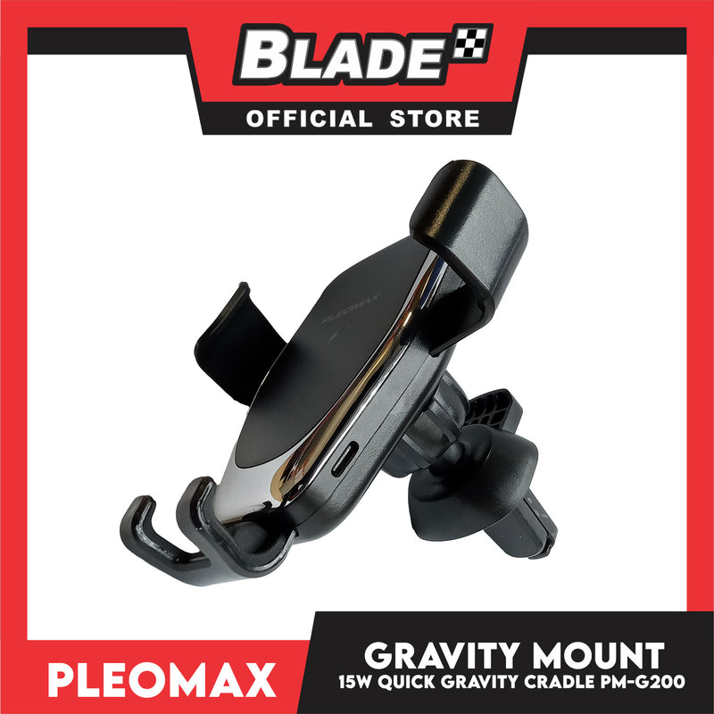 Pleomax 15W High-Speed Quick Gravity Mount Phone Holder PM-G200