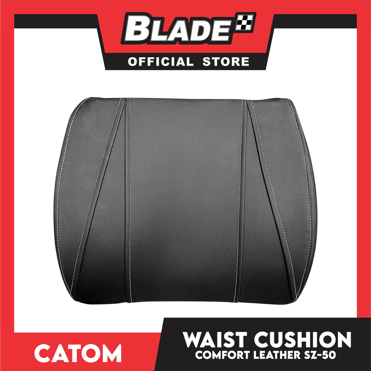 Catom Car Comfort Leather Waist Cushion SZ-50