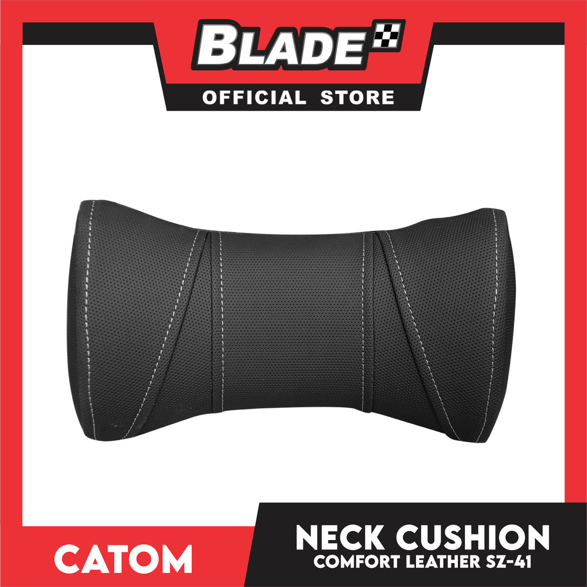 Catom Car Comfort Leather Neck Cushion SZ-41