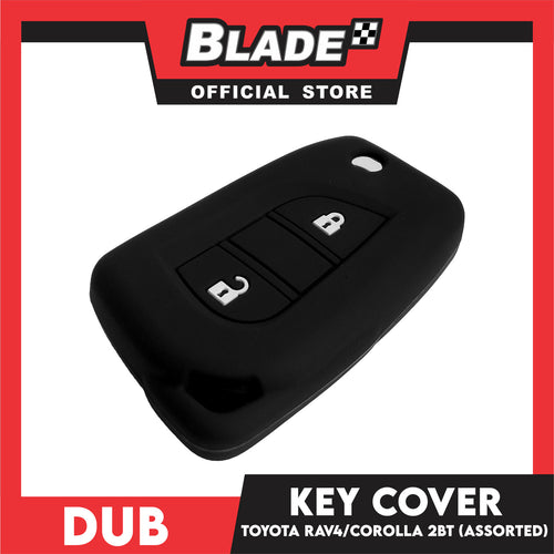 Dub Car Key Cover 2 Button Rav4/Corolla (Assorted Color)