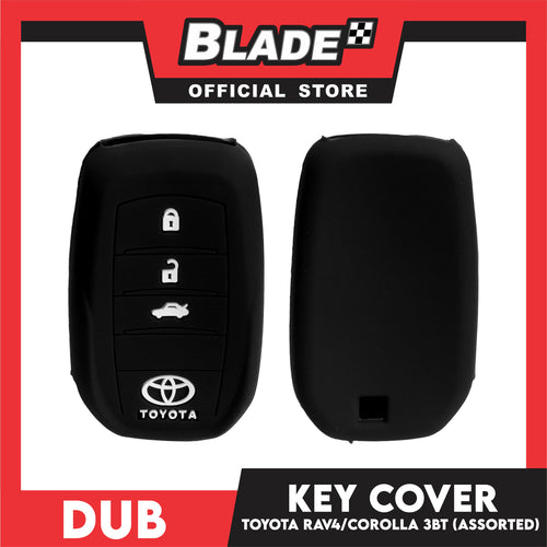Dub Car Key Cover 3 Button Toyota Rav4/Corolla (Assorted Color)