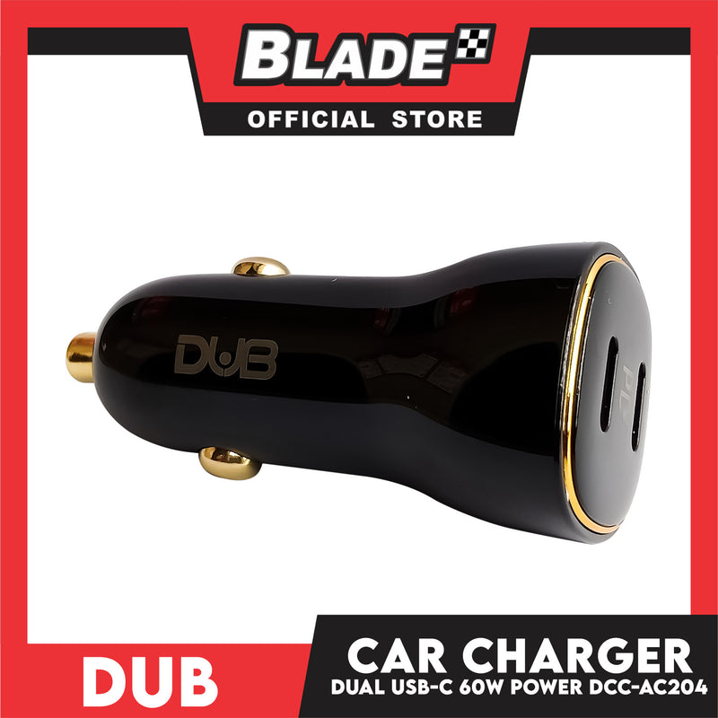 Dub Dual USB-C Car Charger 60W DCC-AC204