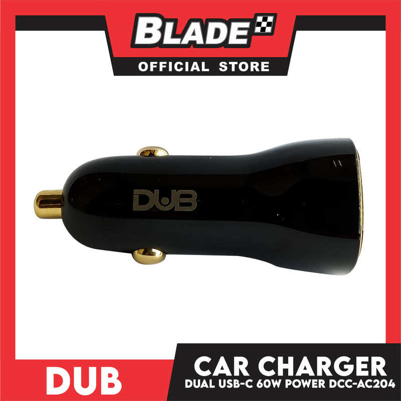 Dub Dual USB-C Car Charger 60W DCC-AC204