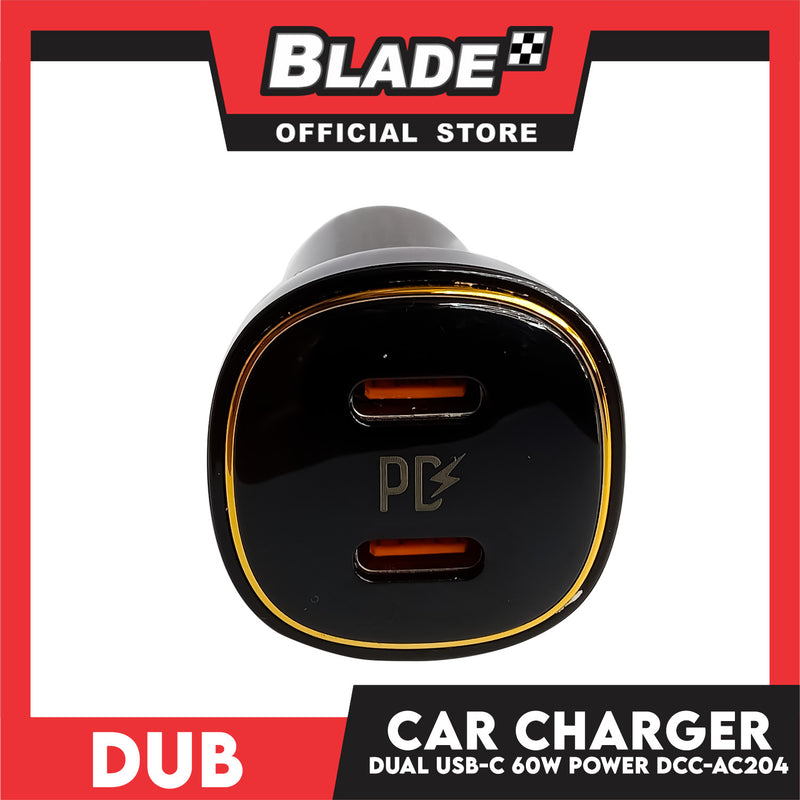 Dub Dual USB-C Car Charger 60W DCC-AC204