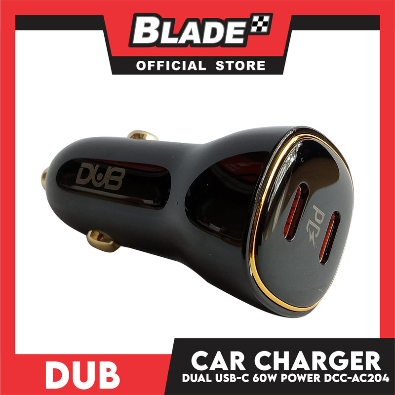 Dub Dual USB-C Car Charger 60W DCC-AC204