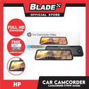 HP Car Camcorder Rearview Mirror f799w 2-Way with Free SanDisk Ultra 64gb  Micro SD Card