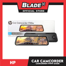 HP Car Camcorder Rearview Mirror f799w 2-Way with Free SanDisk Ultra 64gb  Micro SD Card