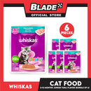 6pcs Whiskas Junior Tuna 2-12mo's Pouch Wet Cat Food 80g