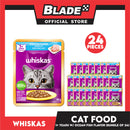 24pcs Whiskas Ocean Fish Pouch Wet Cat Food 80g