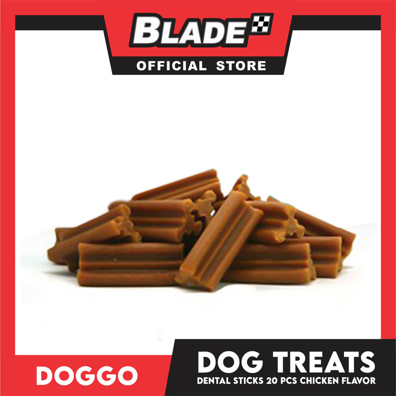 Doggo Dog Treats Dental Sticks 20 pcs. (Chicken Flavor) Dental Treats for Your Dog