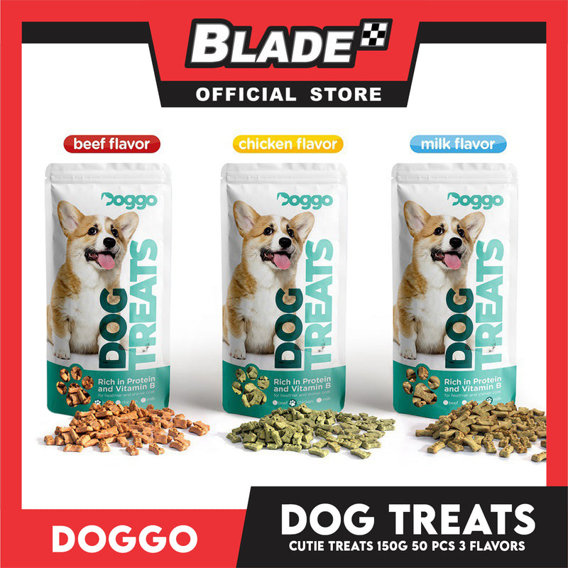 Doggo Dog Cutie Treats 150 grams, 50 pcs. (Chicken Flavor) Treats for Your Dog