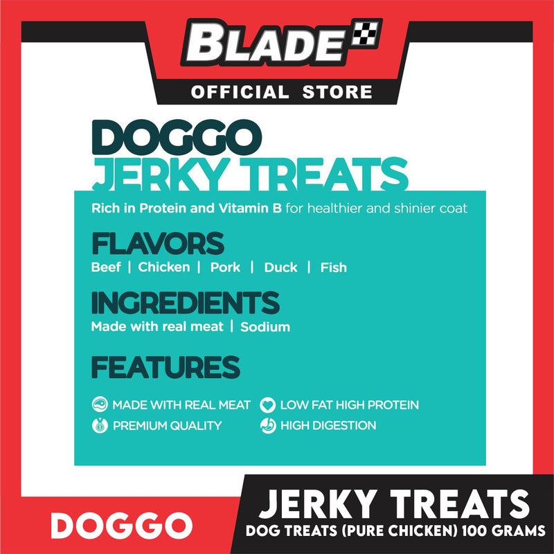 Doggo Dog Jerky Treats 100grams (Chicken Flavor)