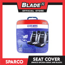 Sparco Car Seat Covers SPC1014 (Gray/Black) Auto Interior Accessories