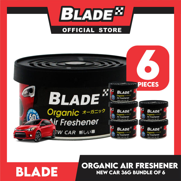 6pcs Blade Organic Air Freshener New Car 36g