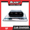 SF Car Charger 3 Socket Power Pass FS301 12V24V Led BLBKRDS (Black)