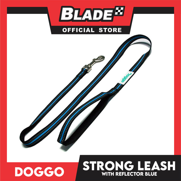 Doggo Strong Leash with Reflector (Blue) Comfortable Dog Leash