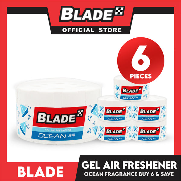 Blade 6pcs Gel Air Freshener Ocean