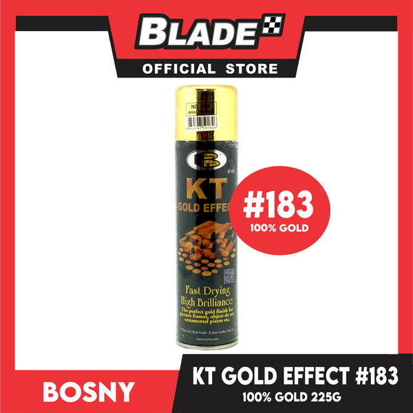 Bosny KT Gold Effect Gold #183 225g For Fast Drying High Brilliance