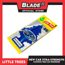 Little Trees Car Air Freshener X-tra Strength 10689 (New Car Scent) Hanging Tree Provides Long Lasting Scent