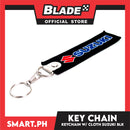 Blade Keychain Cloth Tag Suzuki Black