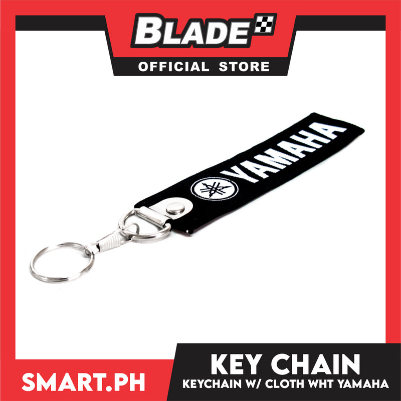 Blade Keychain Cloth Tag Yamaha (White)
