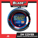 JS Steering Wheel Cover 380mm Sparkle Color Red/Blue/Black