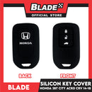 Blade Key Silicone Case Honda 3 Button City 14-18 (Red/Black)
