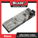 Remax Data Cable Lesu RC-050i 2A Lightning USB 1000mm for iOS. Iphone 5,5c,5s,6,6+,6s,6s,7,7+,8,X,XR,XS MAX,11)ipad,ipad mini 1,2 3 & 4, Ipad air and ipad 4