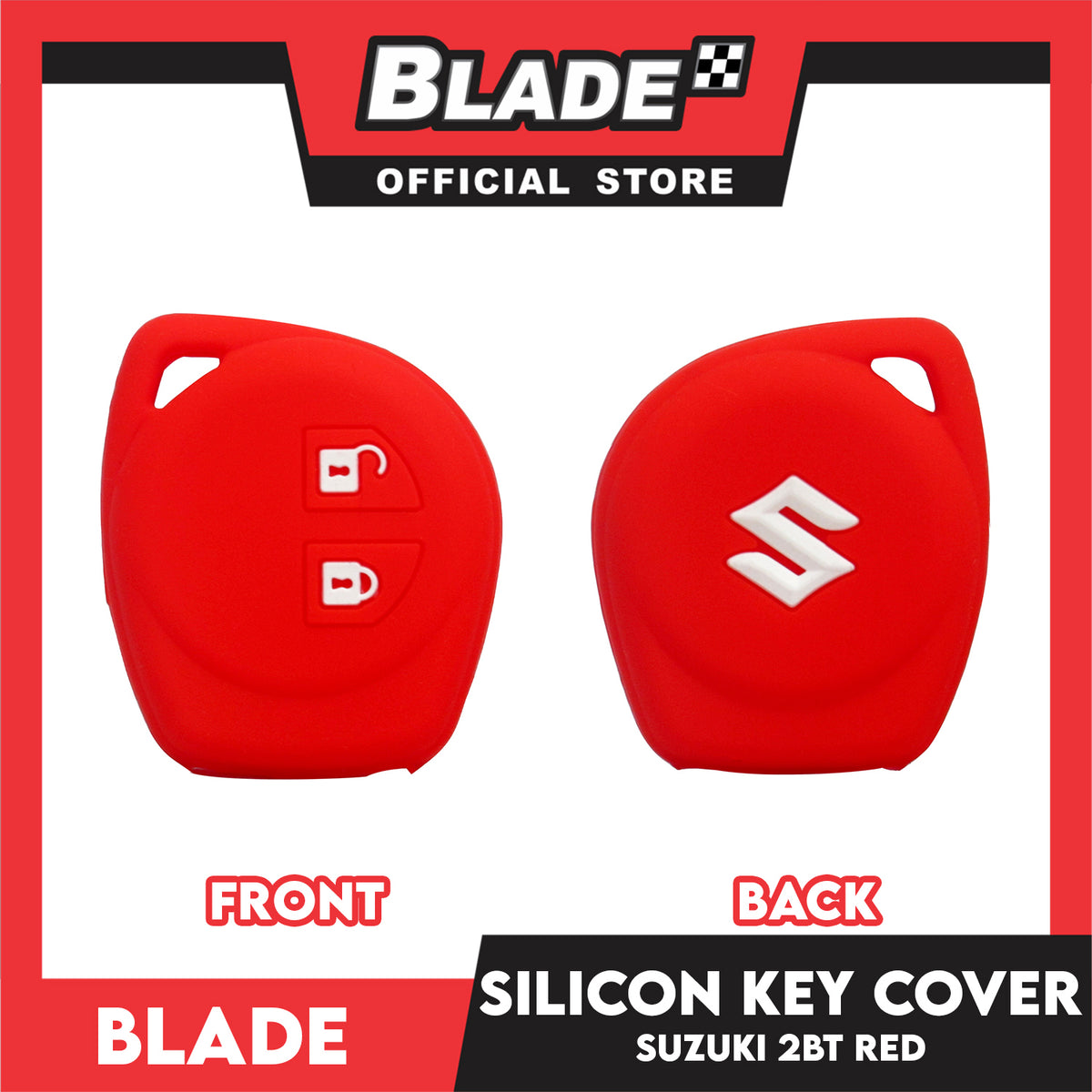 Blade Key Silicone Case Suzuki 2 Buttons