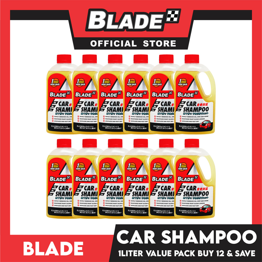 Blade Car Shampoo 1L (Bundle of 12) blade.ph