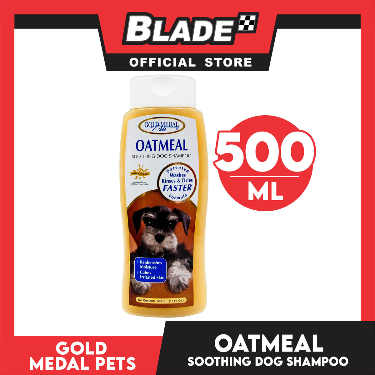 Gold Medal Pets Oatmeal Soothing Dog Shampoo 17oz Helps for Irritated Skin