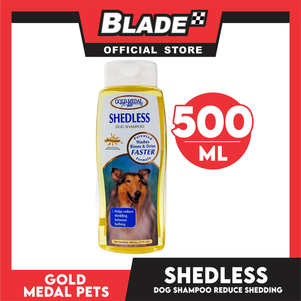Gold Medal Pets Shedless Dog Shampoo 17oz Helps Reduce Shedding Between Bathing