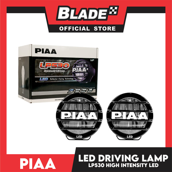 Piaa LP530 High Intensity Led White Driving Lamp Kit Reflector Facing Technology 9.4W