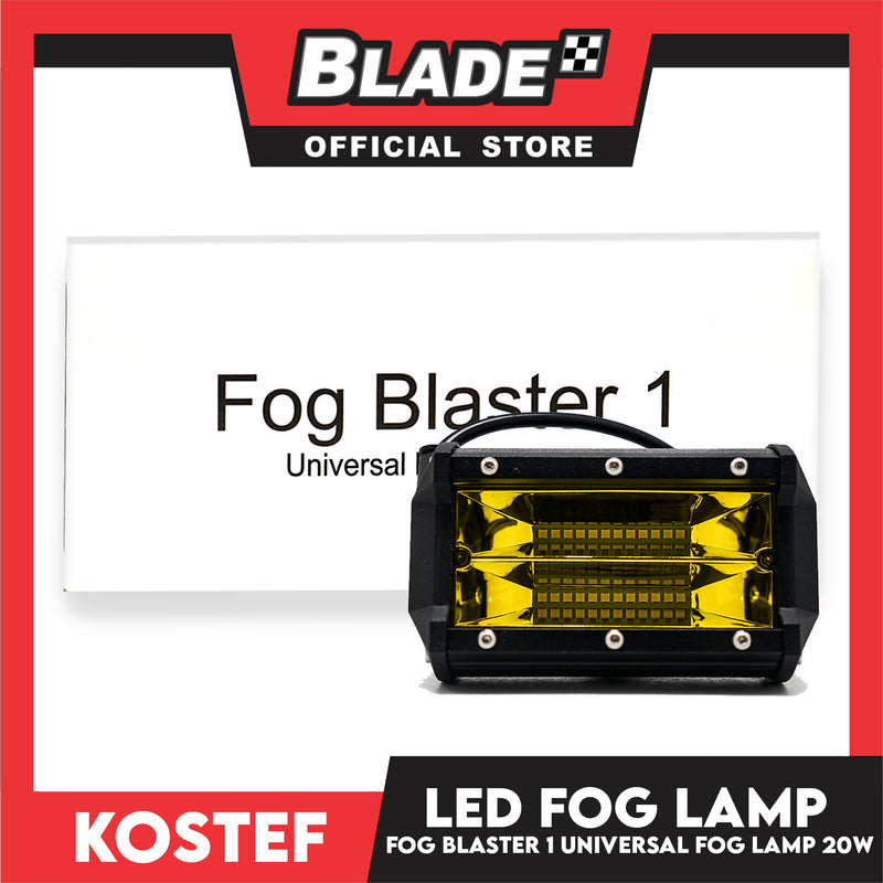 Kostef Led Light Fog Blaster 1 FB20 Universal Led Fog Light (20w) 5.5x2.5x5.2 inches