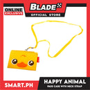 Gifts ID Pass Case With Mobile Strap Happy Animal (Assorted Colors and Designs)