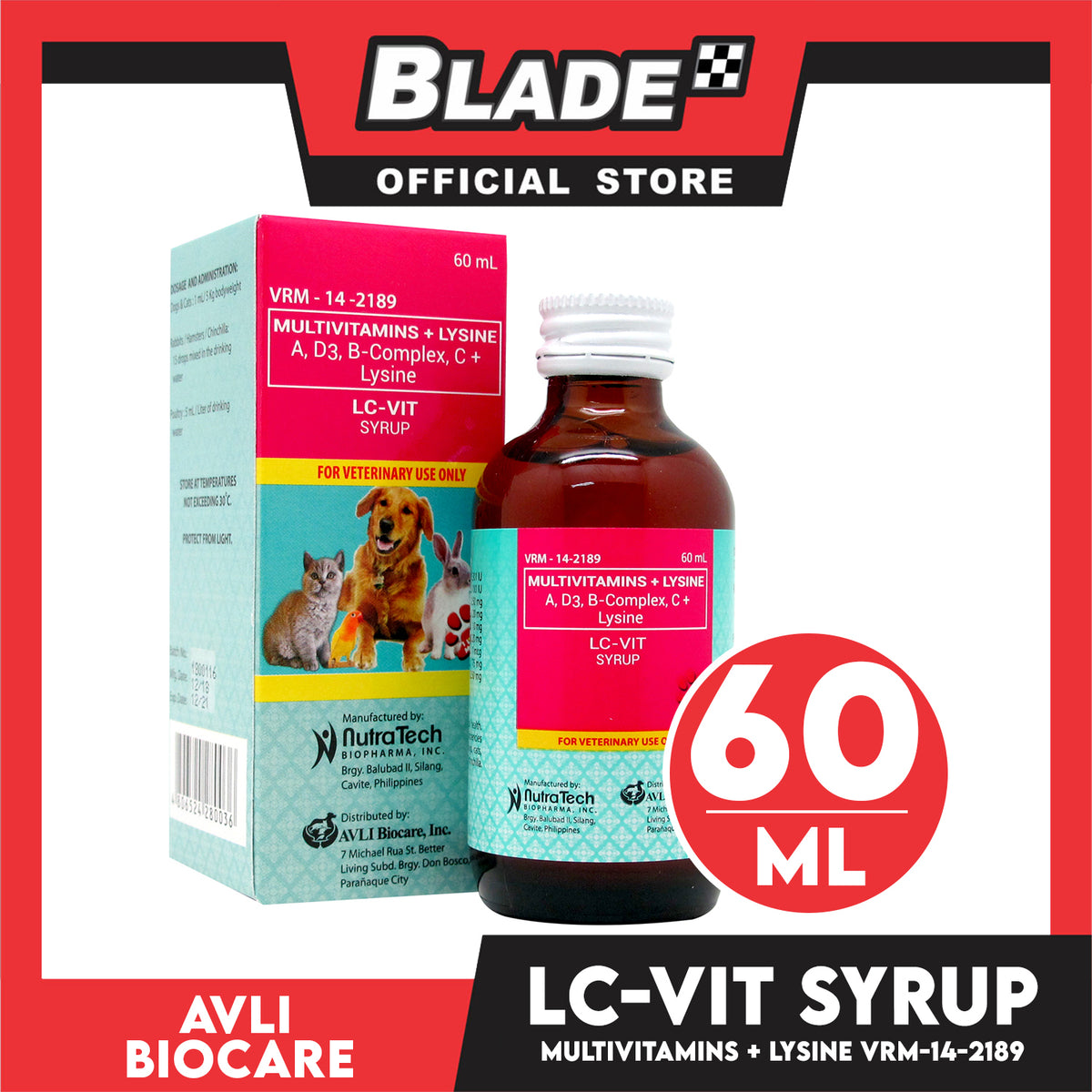 Lc-Vit Syrup Multivitamins + Lysine VRM-14-2189 60ml