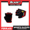 Ferrari Sports Gloves FLKA56584 Medium Black/Red (Pair)
