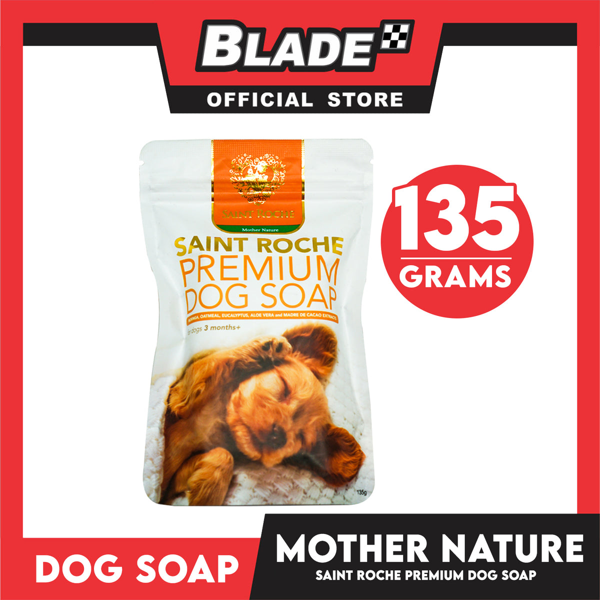 Saint Roche Premium Organic Soap (Mother Nature Scent) 135g Dog Soap