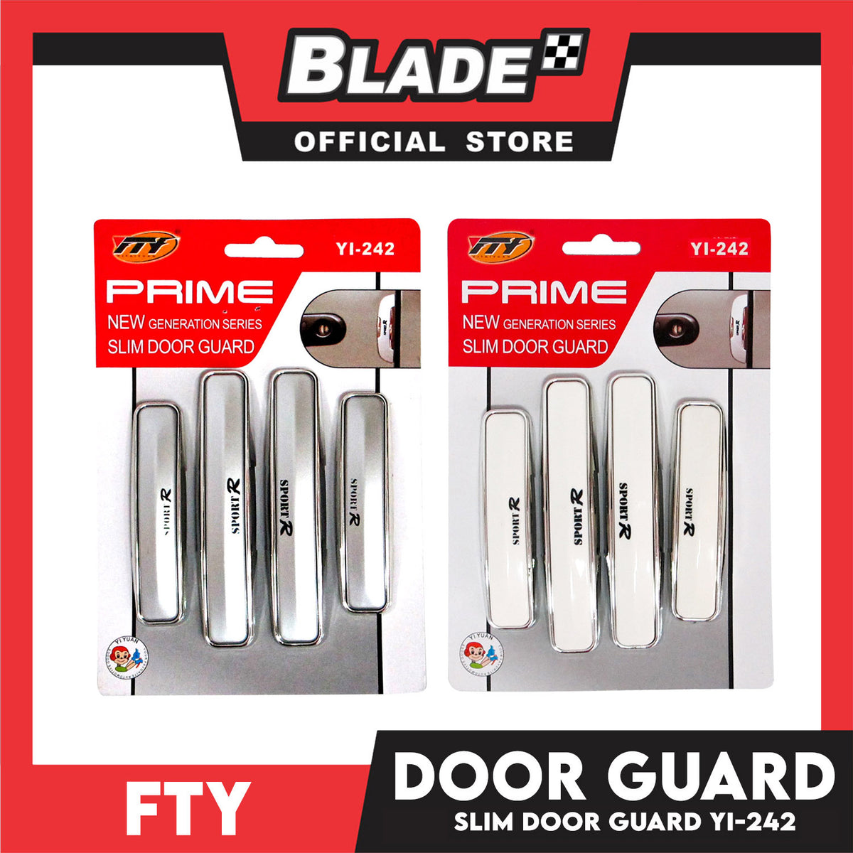 FTY Slim Door Guard Sport R YI-242 (Random Color)