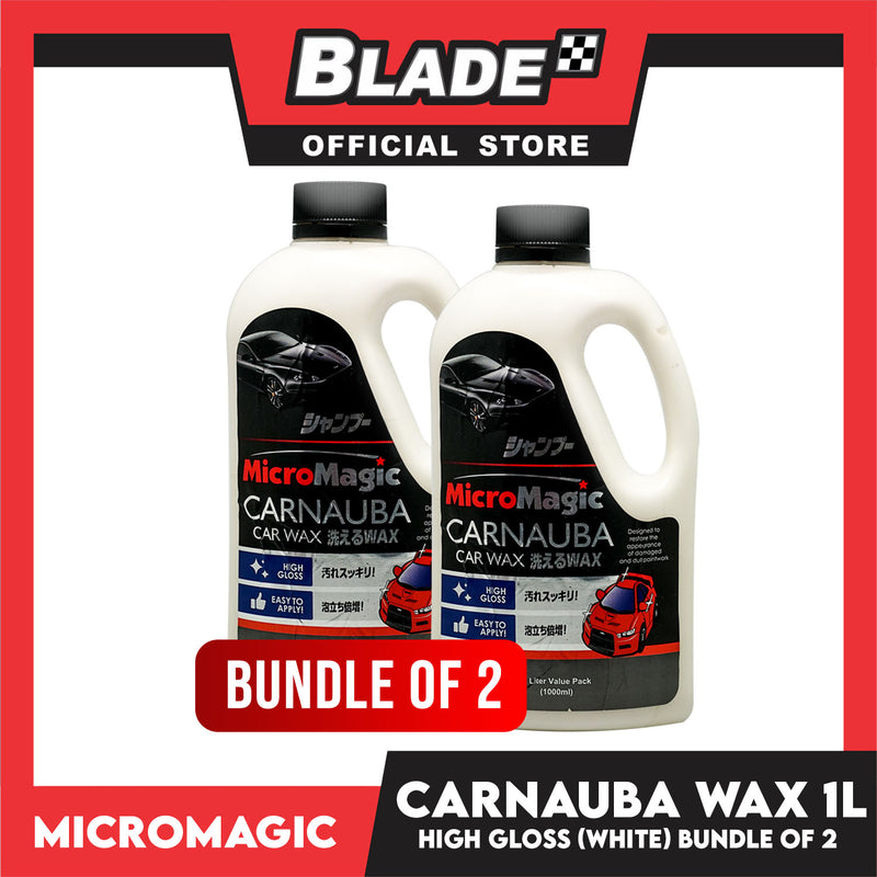 2pcs Micromagic Carnauba Car Wax 1Liter