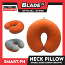Gifts Travel Neck Pillow Double Sided with Microbead Filling (Assorted Colors)